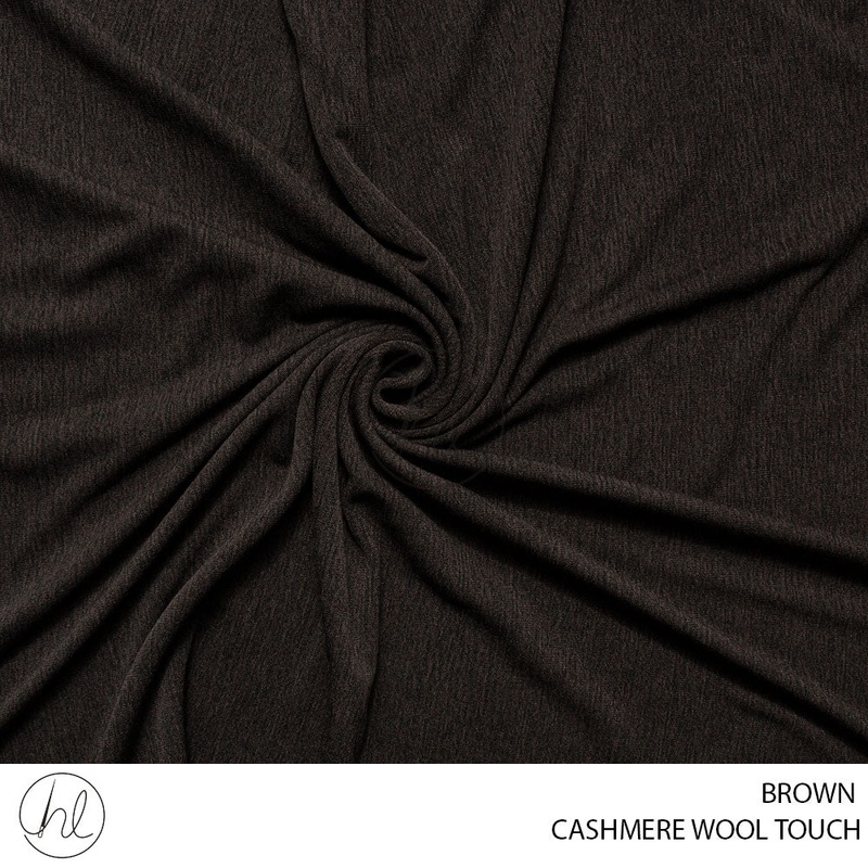 Cashmere Wool Touch 56 Brown 150cm Per M
