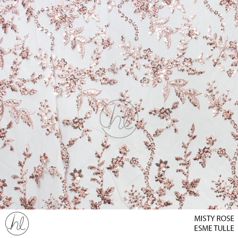 Esme Tulle 53 Misty Rose Design 01 140cm Per M