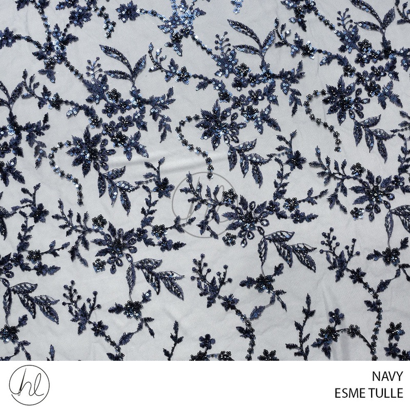 Esme Tulle 53 Navy Design 07 140cm Per M