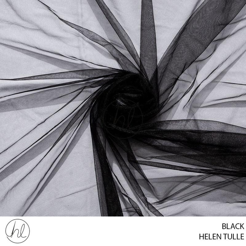 Helen Tulle 781 Black 150cm Per M