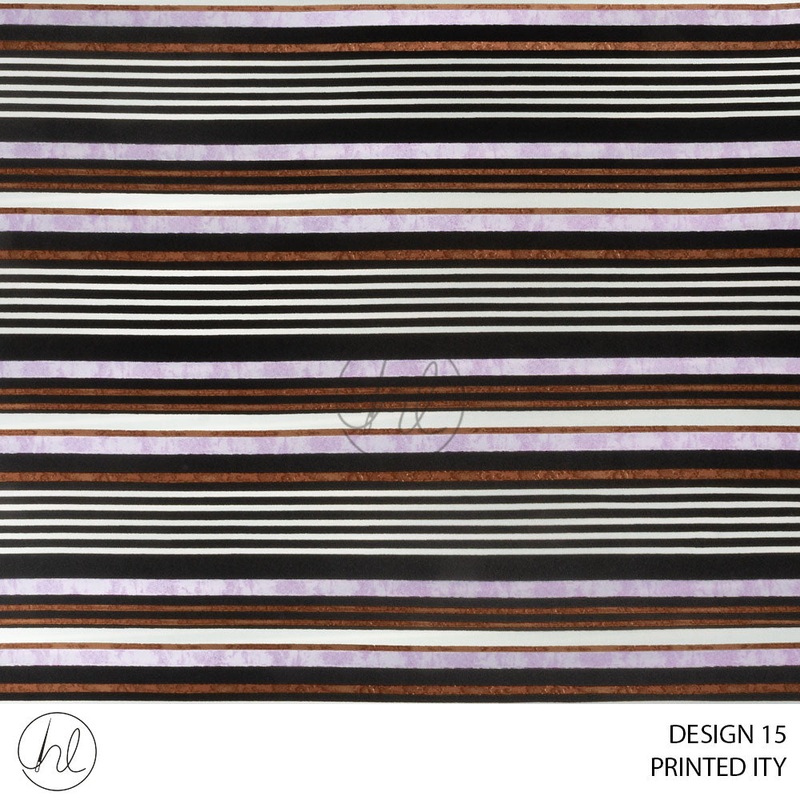 Printed ITY 51 Multi Design 15 150cm Per M