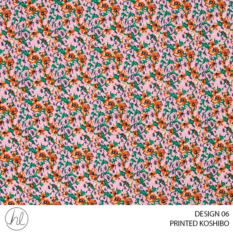Printed Koshibo 51 Multi Design 06 150cm Per M