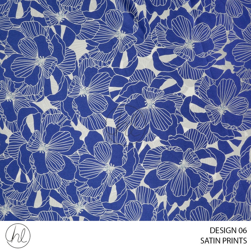 Satin Print 51 Royal Design 06 150cm Per M