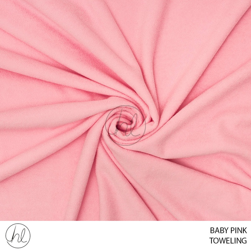 Toweling 275 Baby Pink 140cm Per M