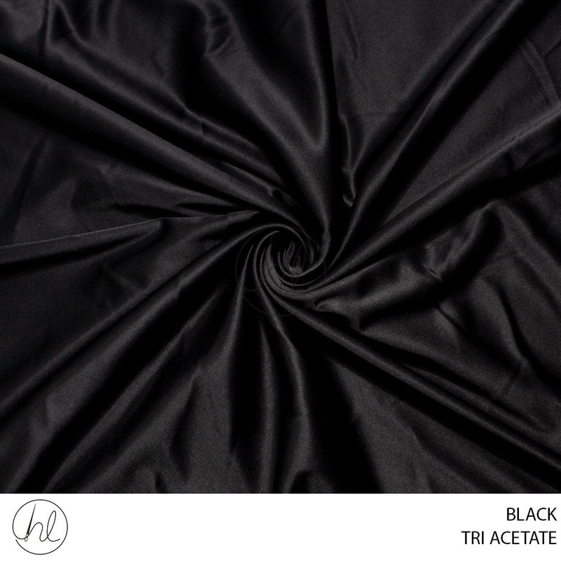 Tri Acetate 275 Black 150cm Per M