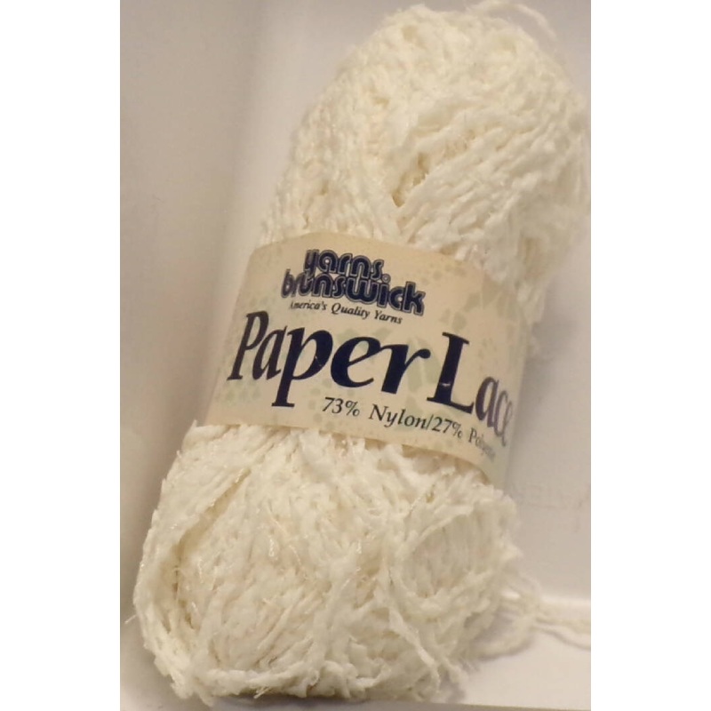 Brunswick Paper Lace Ecru; 25 Gram Skein; Lot of 2 plus reclaimed.