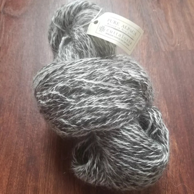 DESTASH | Cuttalossa Pure Alpaca Sport Weight 665 yds 8 oz Skein of Yarn Heathered