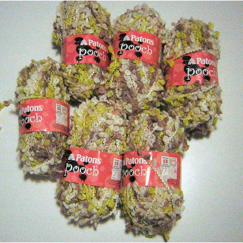 Patons Pooch Yarn - Superbulky - Wheatfield - 6 skein lot