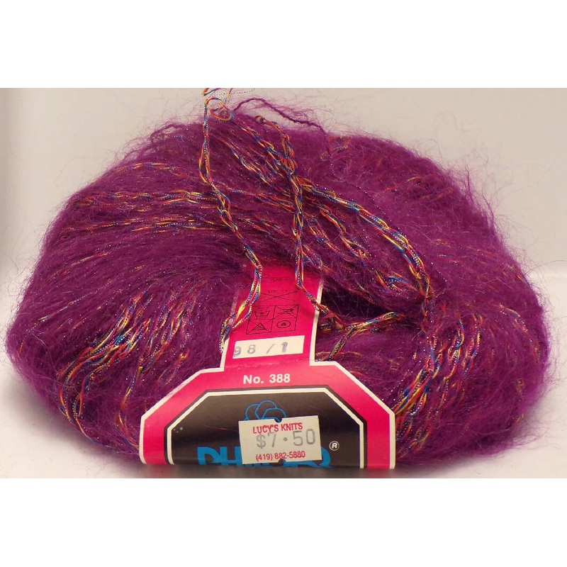 Phildar 'Elegance', Mohair, Wool; Purple; Made in Italy; Vintage Lot of 4.