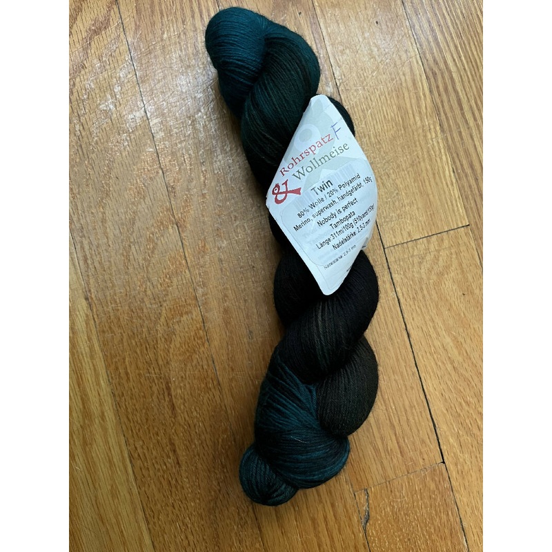 Rohrspatz and Wollmeise Twin Yarn