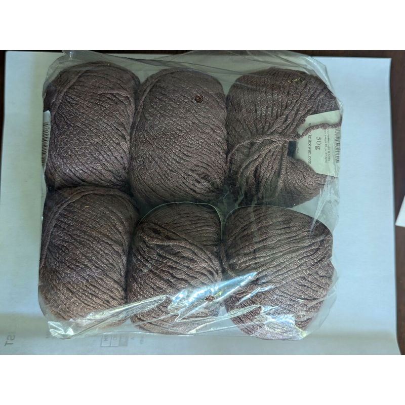 6 skeins Rowan Cotton/silk Savannah yarn