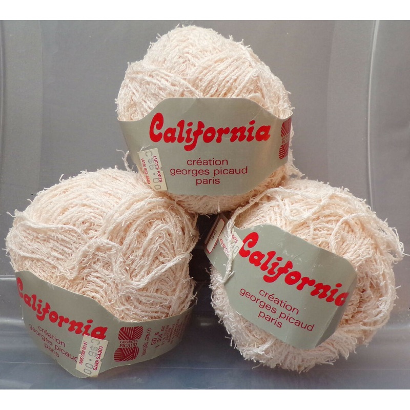 Georges Picaud California; Peach, Boucl; Lot of 3 full balls