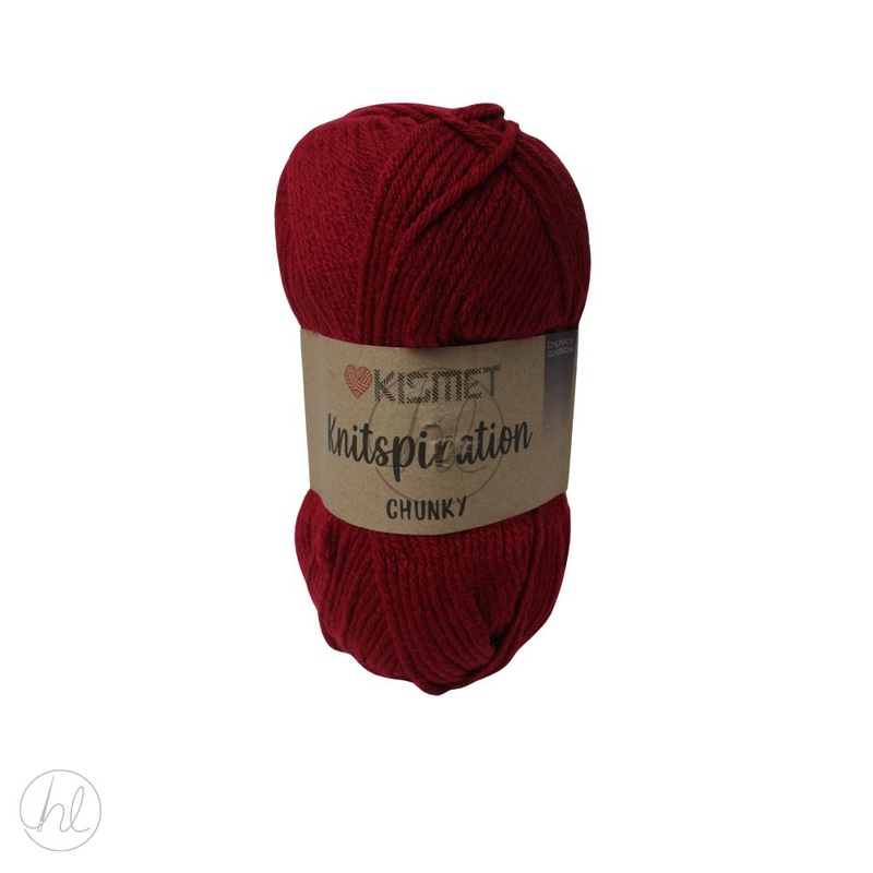 KNITSPIRATION CHUNKY 100G CLARET FREE