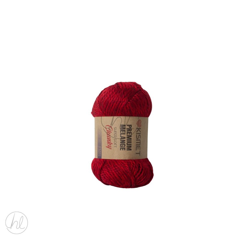 MELANGE PREMIUM CHUNKY 100G RED FREE
