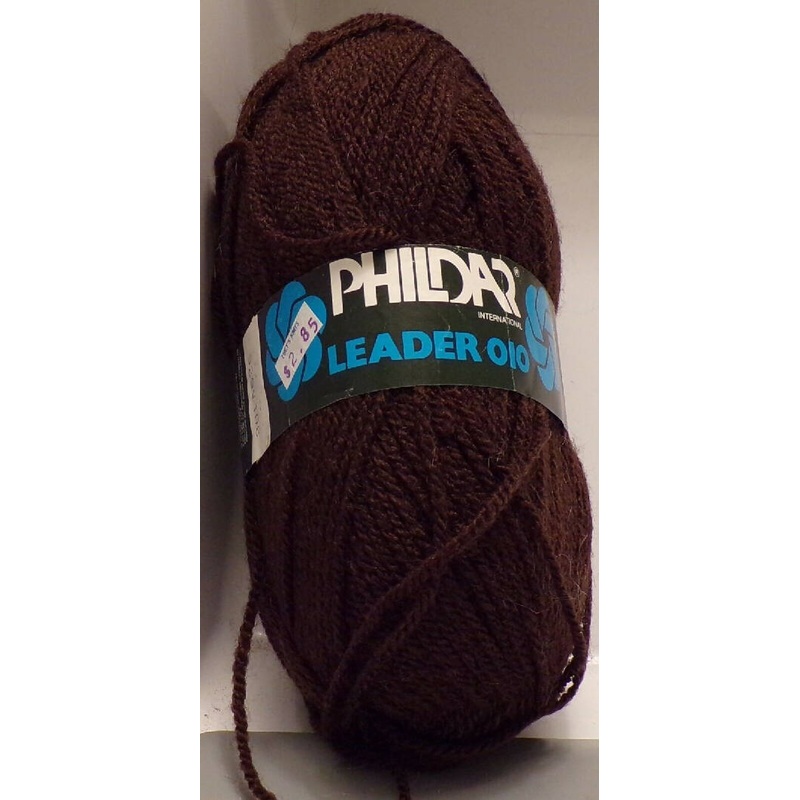 Phildar 'Leader 010'; Brown; Vintage; Lot of 2