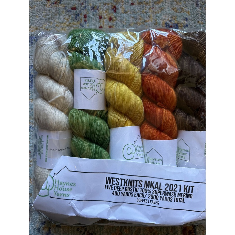 West knits MKAL 2021 Kit