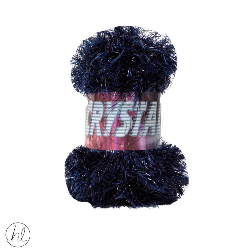 Crystal Feathers Yarn50G Navy