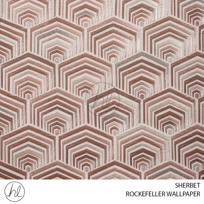 ROCKEFELLER WALLPAPER 170 SHERBET PER ROLL 53CMX10M