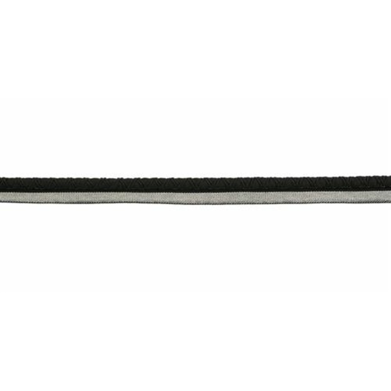 3/8" Cord With Lip - Milnor - Black