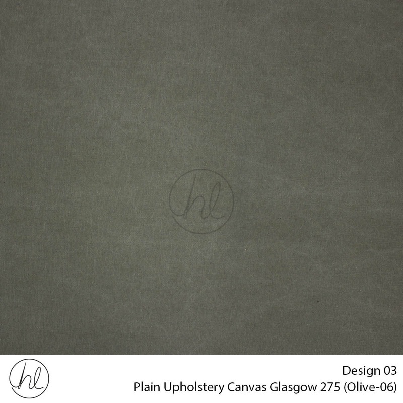 Canvas Glasgow 275 Design 03 Olive 140cm Wide Per m