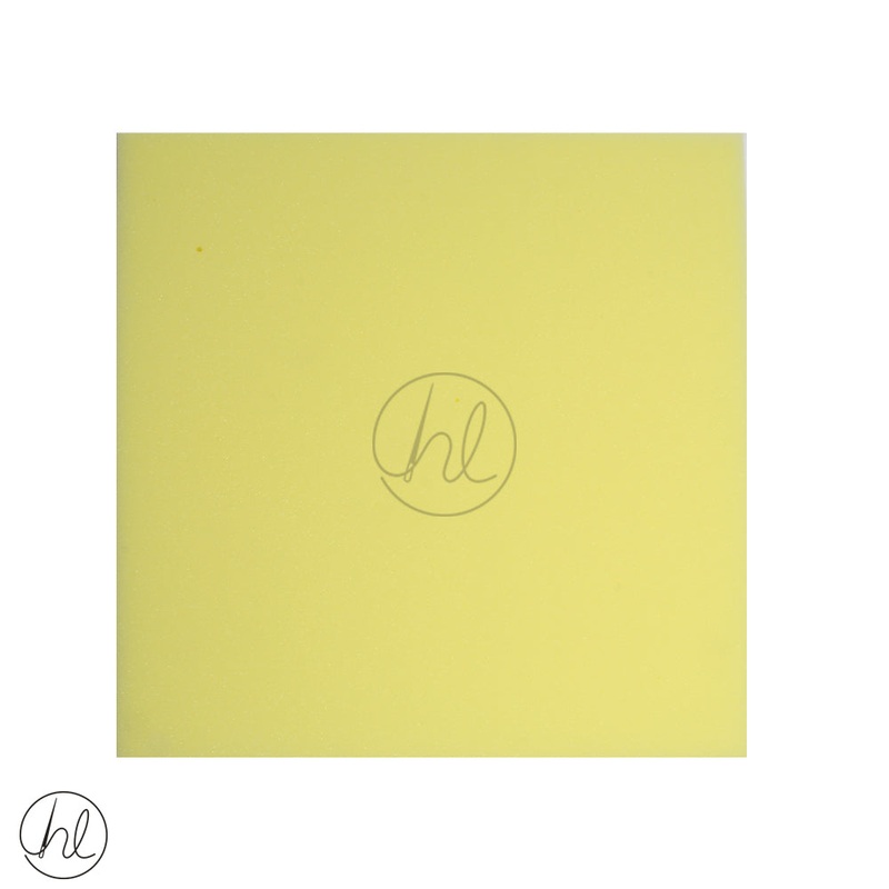 FOAM 834 40X40X23MM YELLOW MIDDLE DENSITY