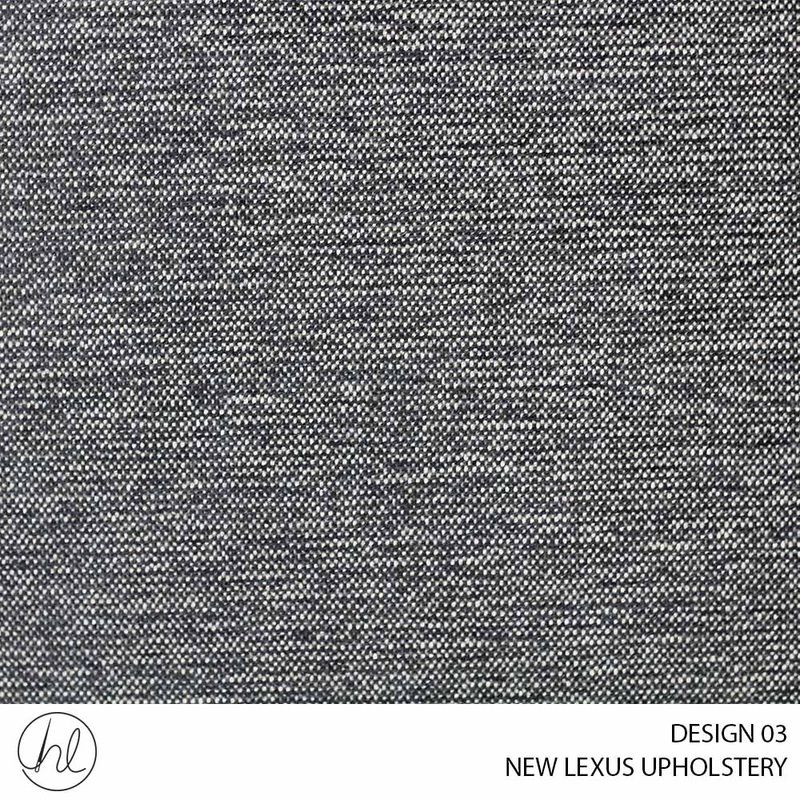 NEW LEXUS UPHOLSTERY DESIGN 03 140CM PER M GREY