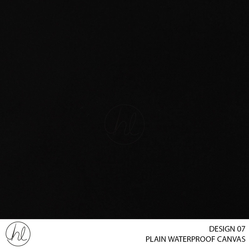 PLAIN PVC  CANVAS DESIGN 07 150CM PER M BLACK