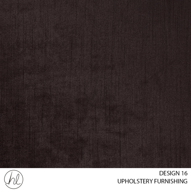 PLAIN UPHOLSTERY FURNISHING 2316-103 DESIGN 16 COFFEE 140CM WIDE PER M