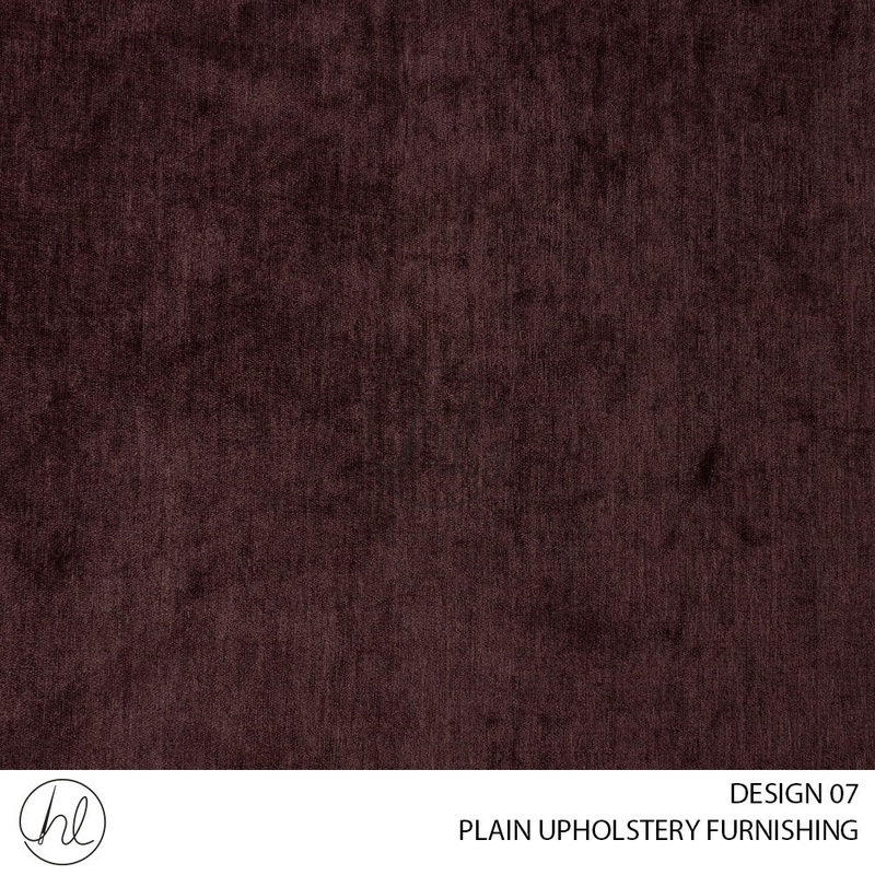 PLAIN UPHOLSTERY FURNISHING 2316-11- DESIGN 07 BROWN 140CM WIDE PER M