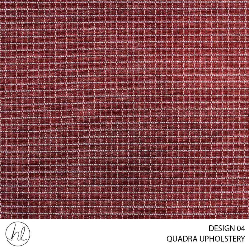 QUADRA UPHOLSTERY DESIGN 04 140CM PER M BERRY