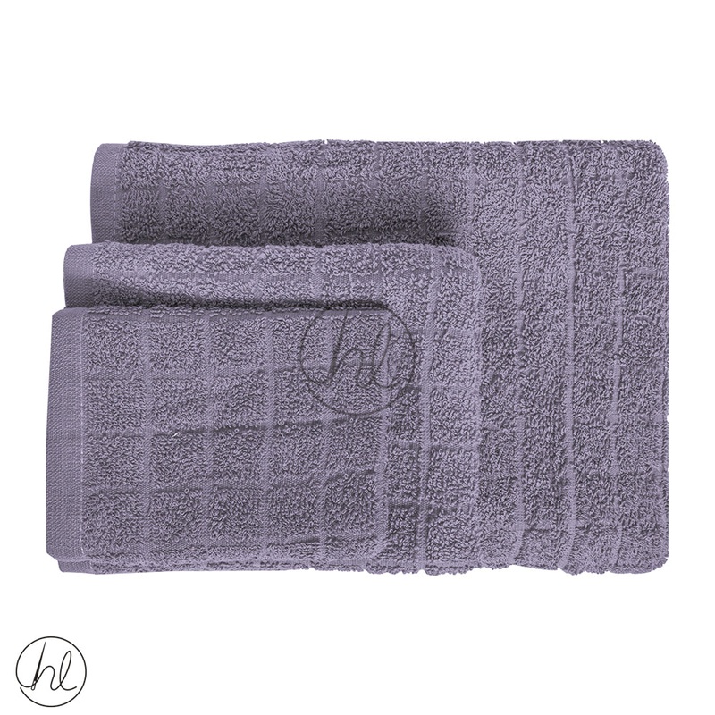 BRISTOL 3 PIECE TOWEL SET LT DENIM BLUE PLAIN