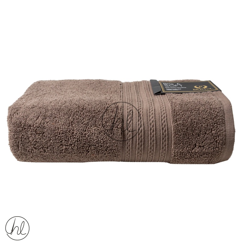 BRISTOL BIG & SOFT BATH TOWEL BROWN 70X130
