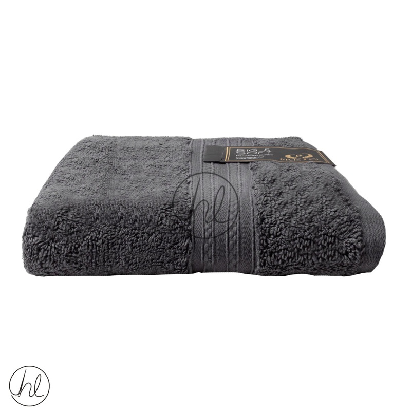 BRISTOL BIG & SOFT HAND TOWEL DARK GREY 50X90
