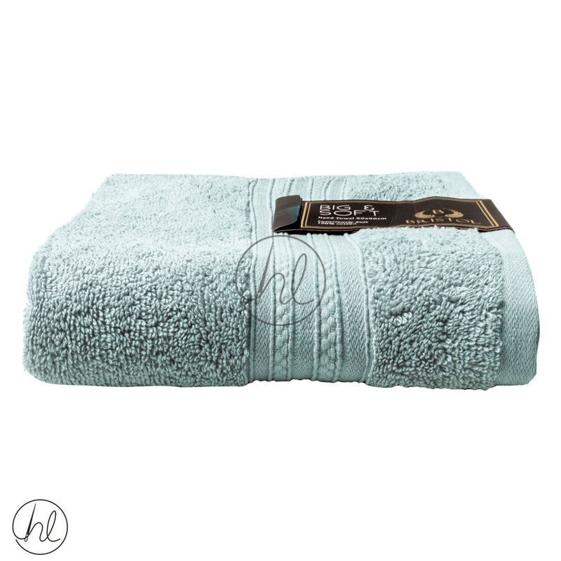 BRISTOL BIG & SOFT HAND TOWEL DUCK EGG 50X90