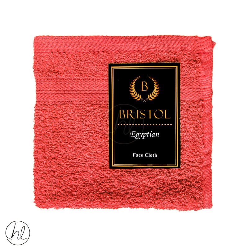 Bristol Egyptian Face Cloth Coral 30X30cm