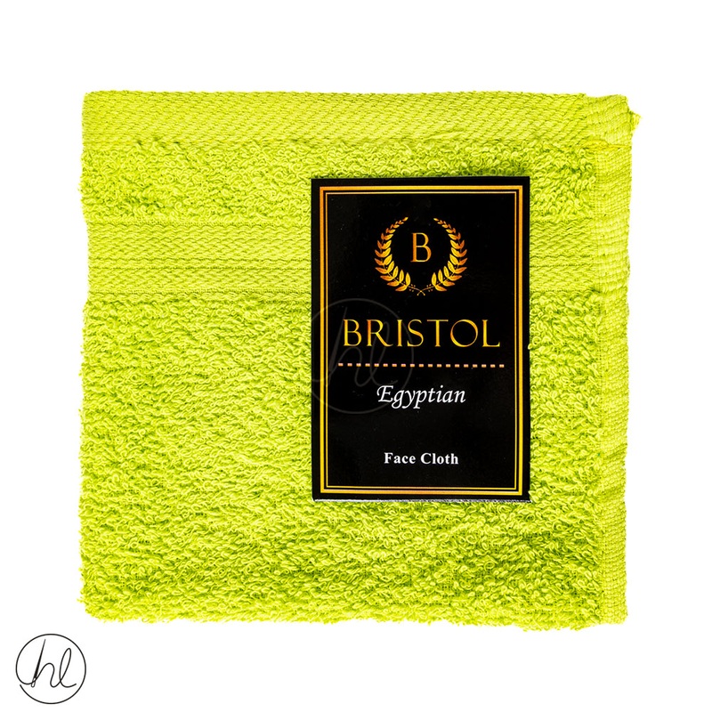 Bristol Egyptian Face Cloth Lime 30X30cm