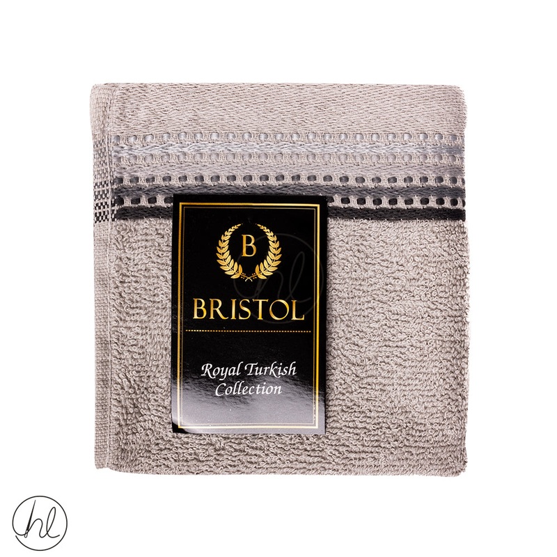 Bristol Royal Turkish Face Cloth Grey 30X30cm