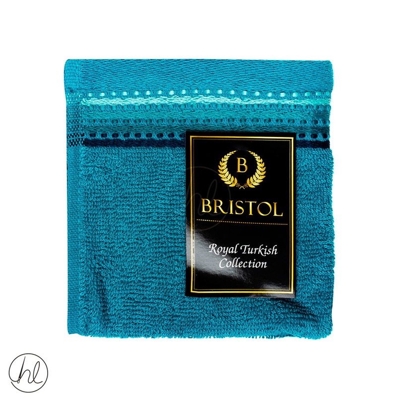 Bristol Royal Turkish Face Cloth Teal 30X30cm
