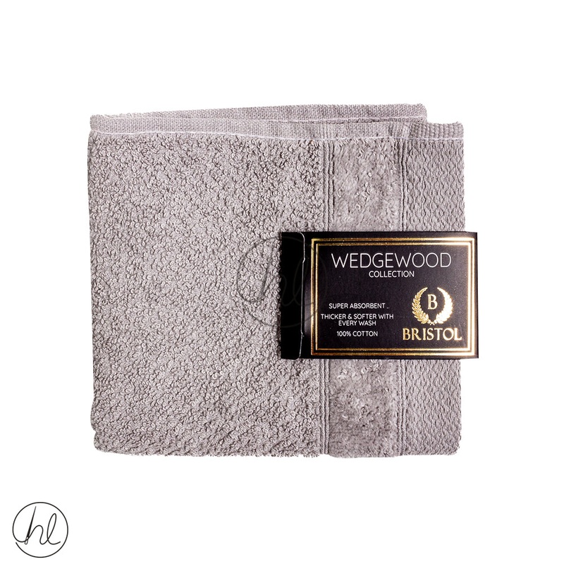 BRISTOL WEDGEWOOD  GUEST TOWEL LIGHT GREY 30X50CM