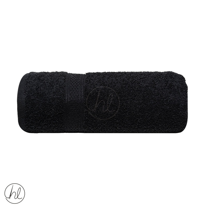 Nortex New White Diamond Bath Sheet Black 90x150cm