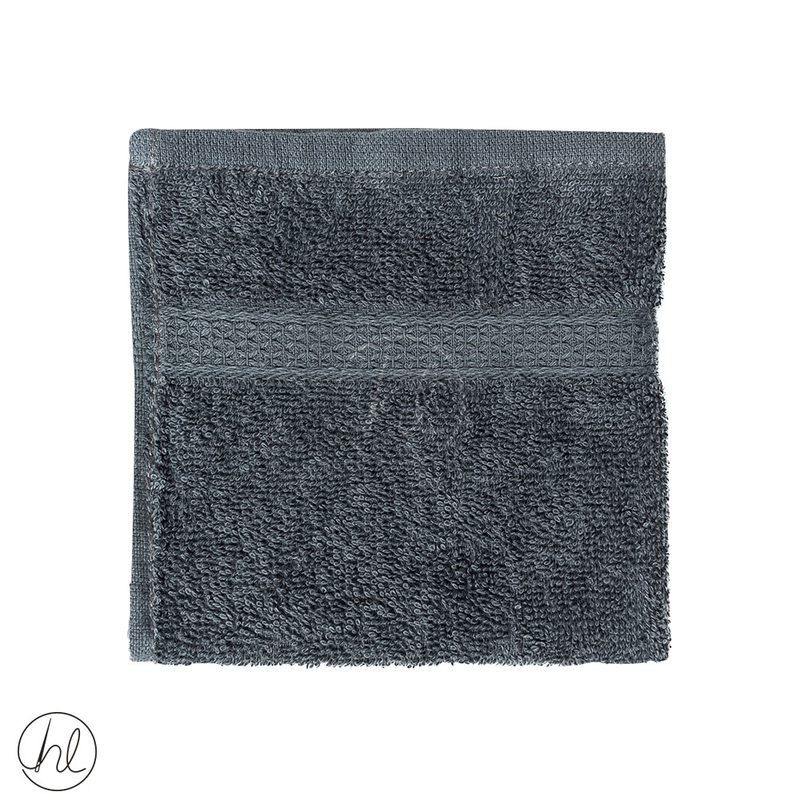 Nortex New White Diamond Face Cloth Steel Grey 30x30cm