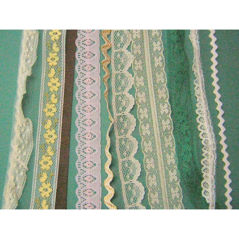 20 yards of Assorted Laces and Trims