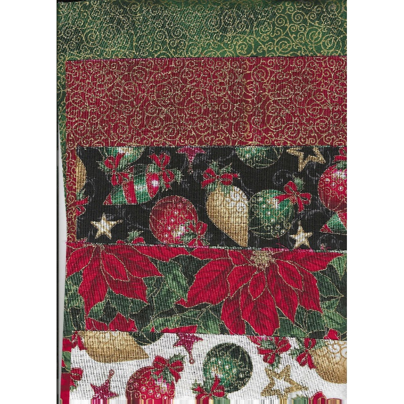 Christmas Patterned Fabric by Hoffman's - 5 pieces 09.5 inches wide