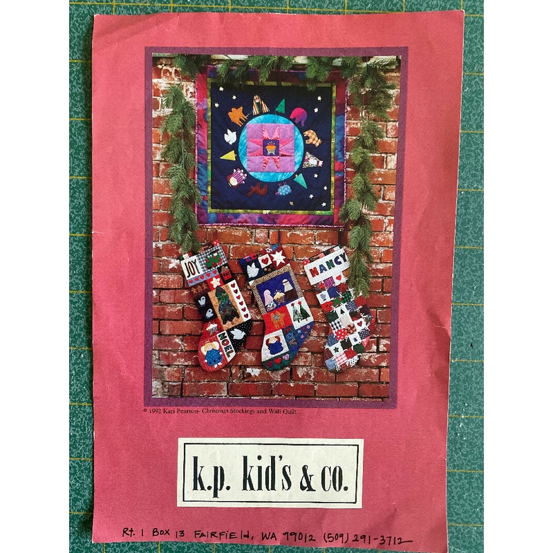 Christmas Quilt Wallhanging and Stockings Pattern by K.P. kids & co.