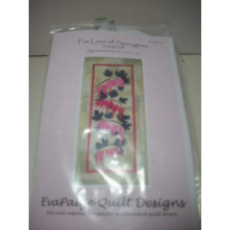 For Love of Springtime kit for 32.5"x15" wall-hanging by Eva Paige Quilt Designs