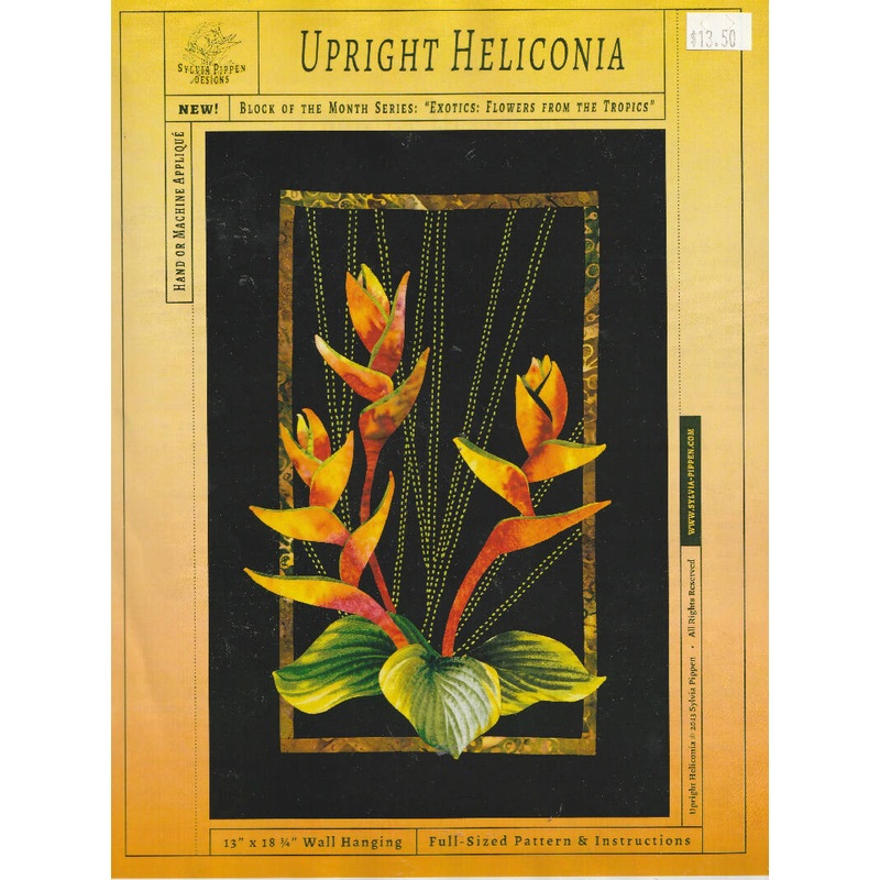 Hawaiian Quilting Upright Heliconia