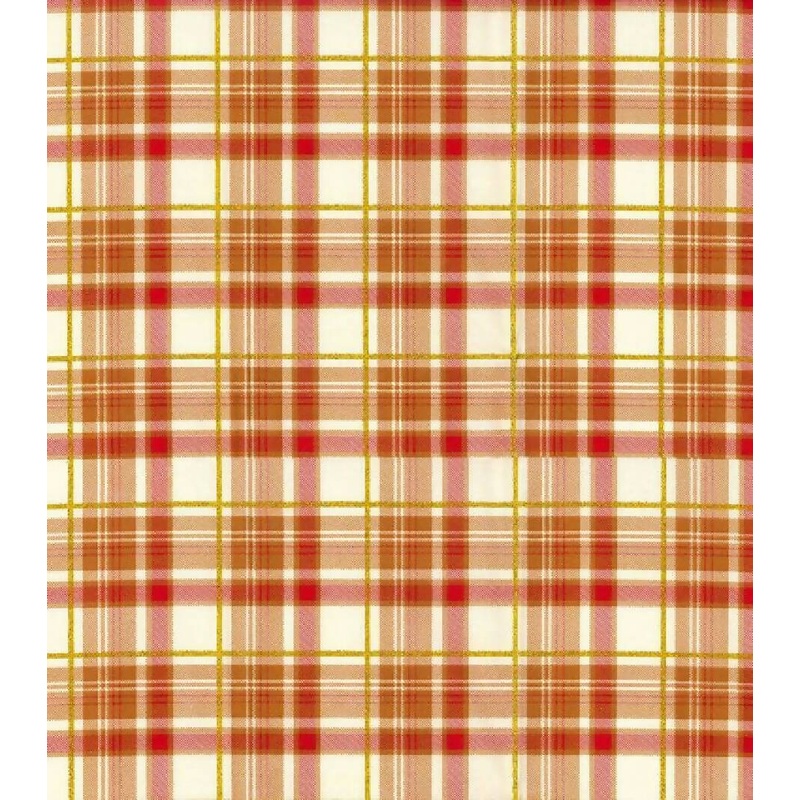 Orange Bounty Harvest Plaid Fabric Tradiotions
