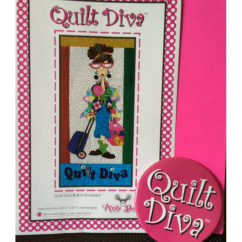 PATTERN Quilt Diva with Button