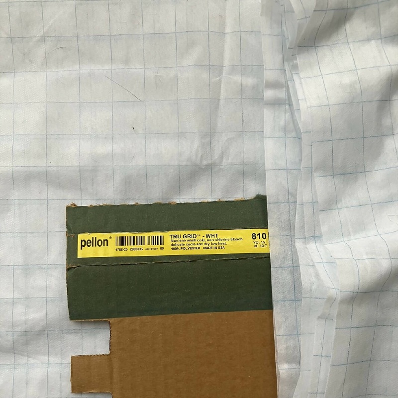 Pellon 810 Tru-Grid - 2.75 yards x 45"