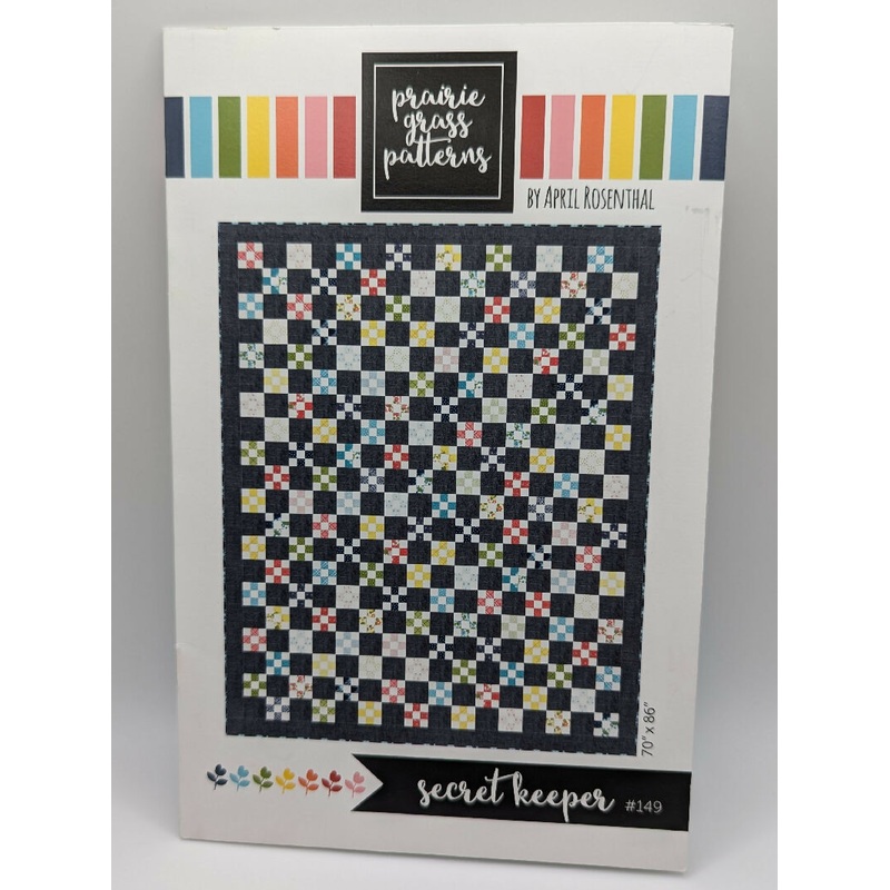 Prairie Grass Patterns#149 Secret Keeper by April Rosenthal Quilt Pattern